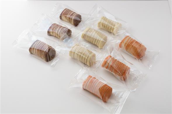 Træstammer med Appelsin fyld - 12 stk