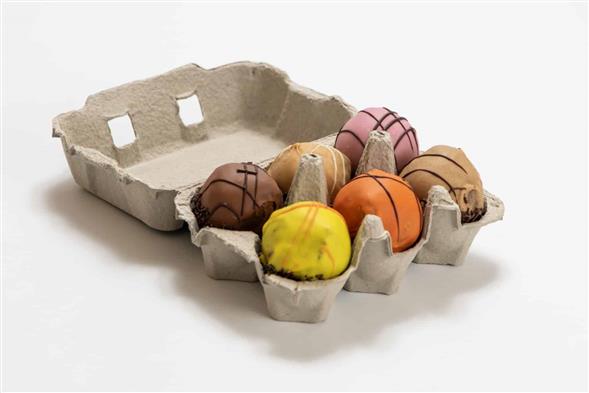 Blandede romkugler 6 stk.