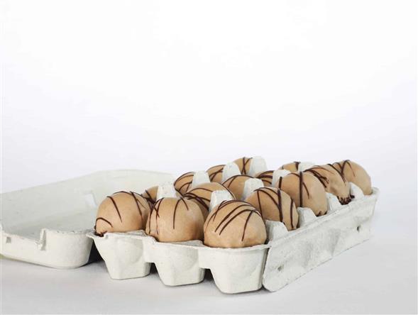 Romkugle med hvid lakridschokolade 15 stk.