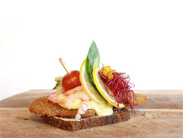 Smørrebrød m/ Fiskefilet