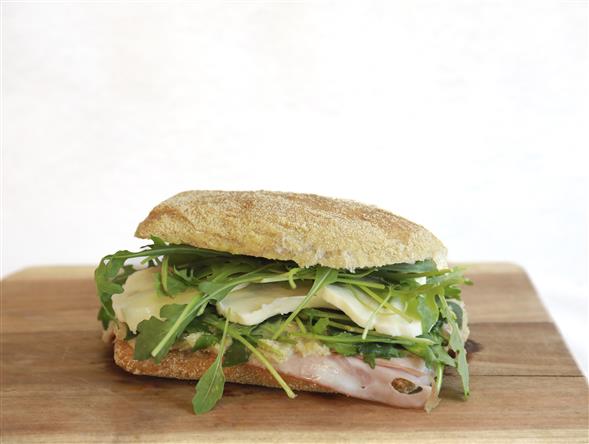 Mortadella sandwich